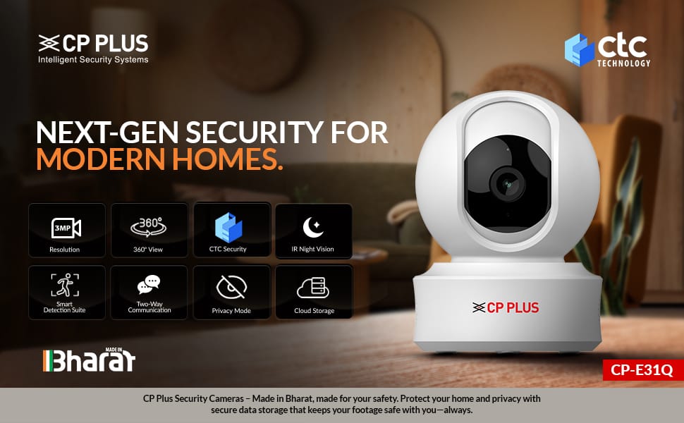 EZYKAM CP PLUS 3MP- E31Q CP Plus