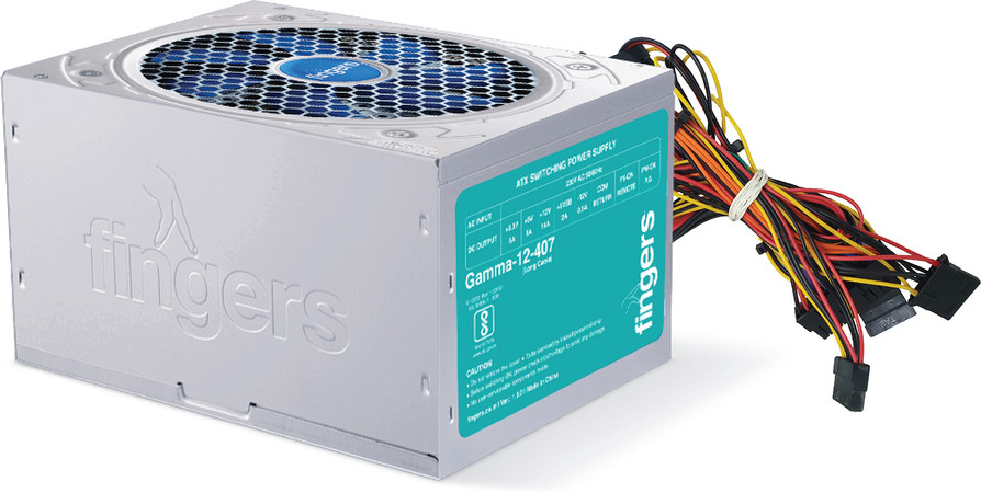 GAMMA-12-407 (LONG CABLE) HIGH EFFICIENCY POWER SUPPLY fingers